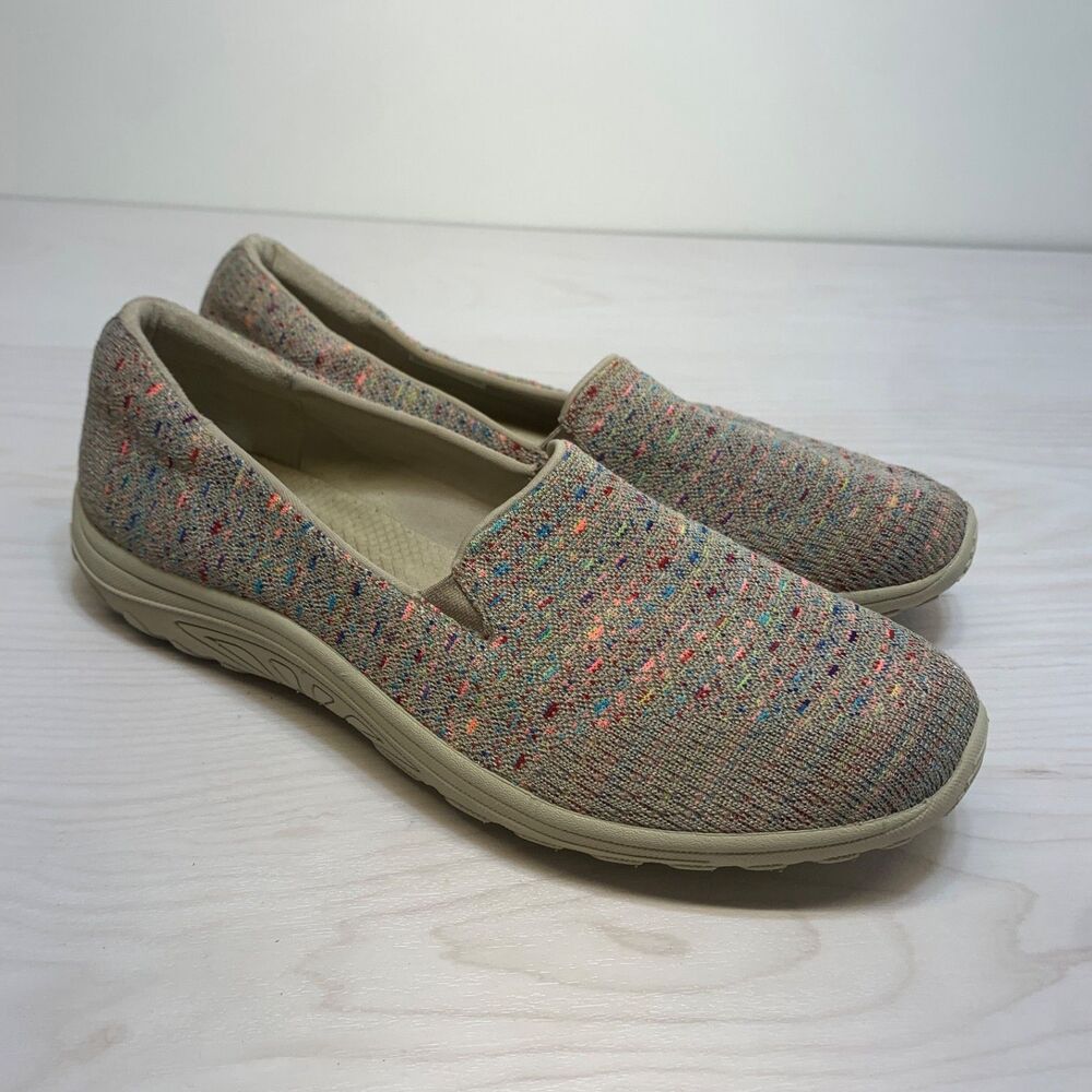 Skechers Reggae Fest Wickers Knit Slip On Comfort Shoes 49291 Women's Size 10‎